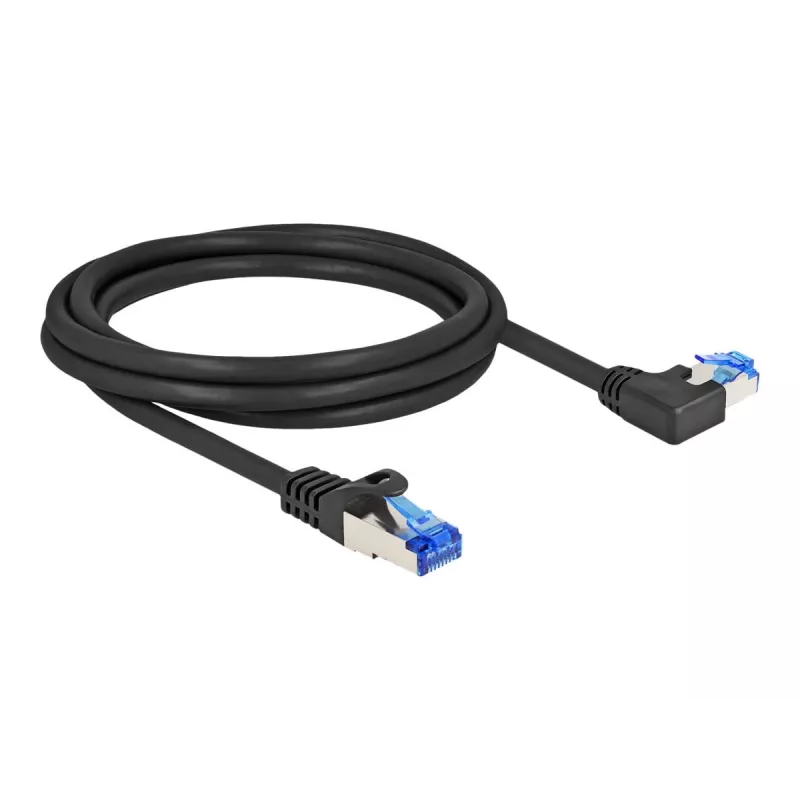 Tīkla kabelis DeLOCK RJ45 Cat.6A S/FTP 2m melns