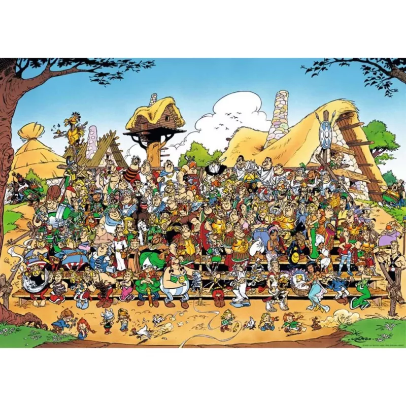 Puzzle Ravensburger 1000 gab. Krāsu puzle (Komiksi) — 700 mm platums, vecums 14+