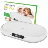 Elektroniskie zīdaiņu svari ESPERANZA EBS019 — ietilpība 0,03–20 kg, iedaļa 0,01 kg, liels 60×25 mm LCD, balts