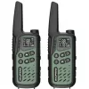 Rokas rācija Baofeng BF-T25E — 16 kanāli, 2×1400 mAh Li‑Ion, VOX, LCD, zaļa, komplektā 2 gab.