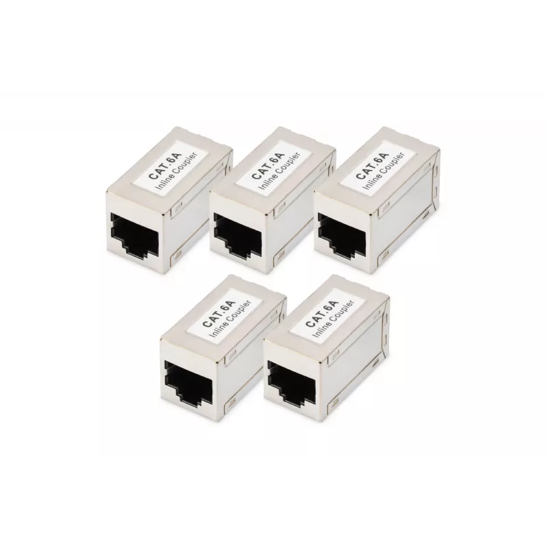 Digitus CAT 6A modulārie savienotāji ekranēti 5 gab. RJ-45 ar zelta kontaktiem