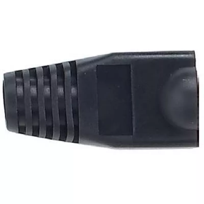 Equip kabelis Boot, melna, Kabeļa uzmava, Melna, RJ-45, 28 mm, 105 g, 100 gab.