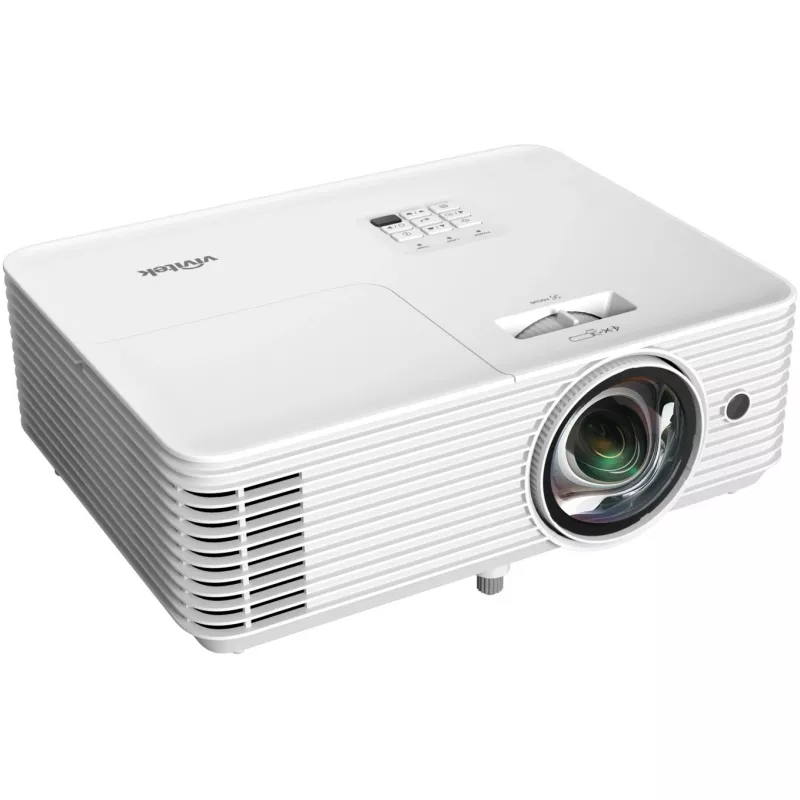 Īsa metiena projektors Vivitek DX335ST — 3 200 ANSI lm, WXGA 1280×800, metiena attiecība 0,52:1, 16 W skaļrunis, HDMI 2.0