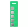 Monētveida baterija Green Cell CR2032 3V — 5 gab. iepakojums