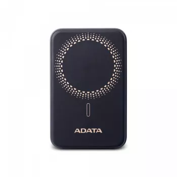 ADATA PR100-12BK ārējais akumulators Litija polimēru (LiPo) 10000 mAh Bezvadu uzlāde Melna