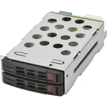 Nesēja panelis Supermicro MCP-220-82616-0N 2x 5.25 collu disku nodalījuma panelis, melns, metālisks
