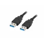 USB kabelis -A M/M 3.0 0,5m Melns
