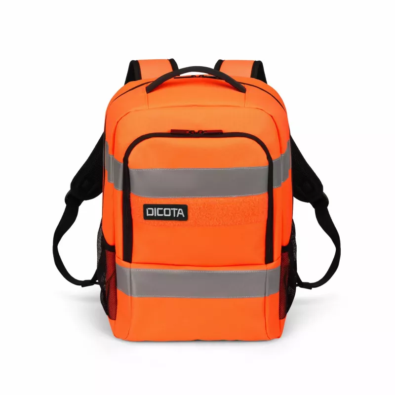 DICOTA P20471-18 mugursoma melna pelēka oranža pārstrādāts PET