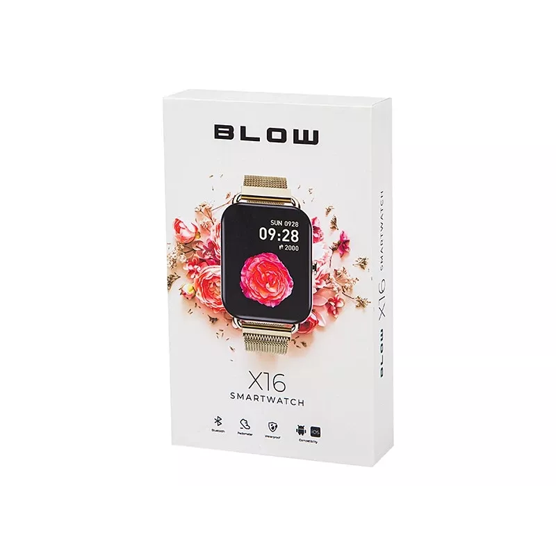Smartwatch X16 Bluetooth rozā