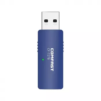 USB Wi‑Fi un Bluetooth adapteris Comfast CF-727B, divjoslu 2,4/5 GHz, līdz 1300 Mbps
