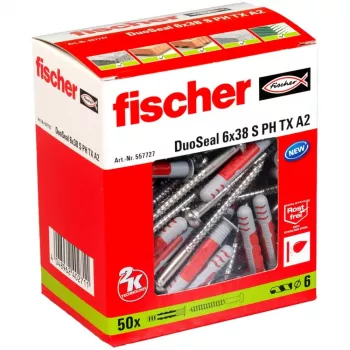 Fischer DuoSeal 557727 sienas dībelis