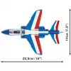 Konstruēšanas rotaļlieta Cobi Alpha Jet Patrouille de France mēroga modelis 1:48 COBI-5841