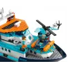 Konstrukciju rotaļlieta LEGO City Arktikas izpētes kuģis 60368 — 815 gab., 7+ gadi, ietver 4 minifigūras