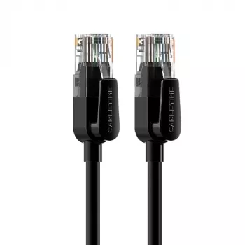Tīkla kabelis Cat6 UTP 15m melns CABLETIME