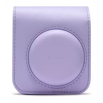 Kompakts futrālis Fujifilm 4177085 purpursarkanā krāsā priekš Instax Mini 12 ar plecu siksnu