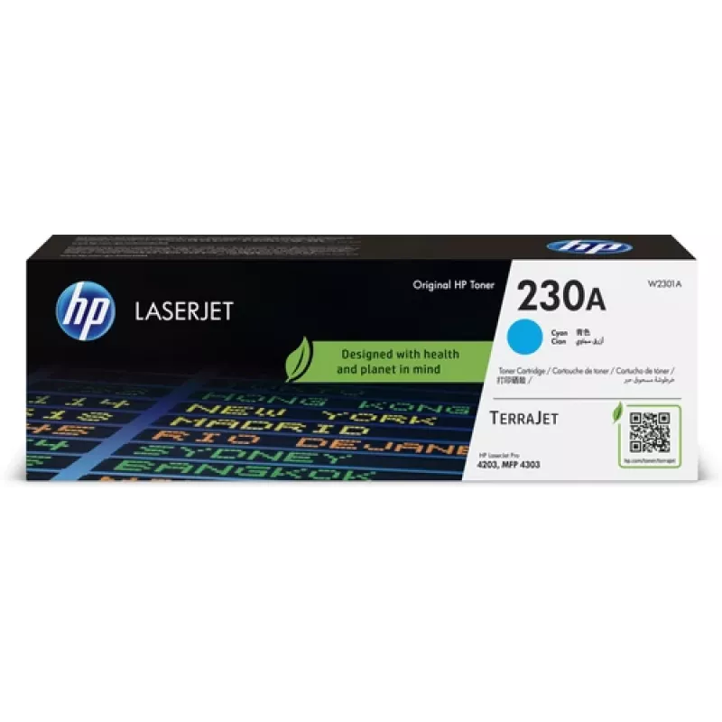 HP W2301A Printera palīgmateriāls ciāna krāsā