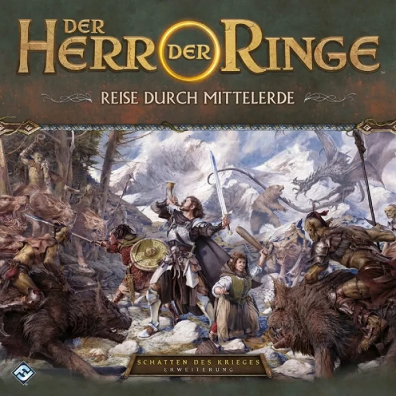 Asmodee Der Herr der Ringe - Reise durch Mittelerde: Schatten des Krieges, galda spēle