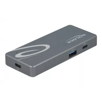 Karšu lasītājs DeLOCK USB Type-C priekš CFast SD + USB centrmezgls