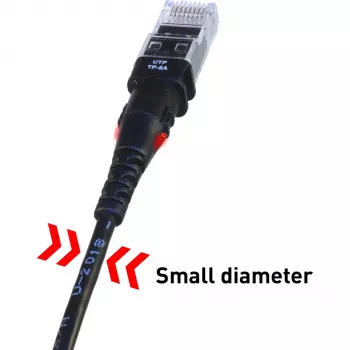 Tīkla kabelis PatchSee TP-6A-U/10 Melns 3,1 m Cat6a U/UTP