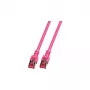 EFB-Elektronik RJ45 ielāpu vads Cat.6 S/FTP LSZH fuksīna 1m Ražotājs: EFB Elektronik (K5519.1)