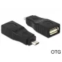 Kabeļa dzimuma mainītājs Micro USB2.0-B USB2.0-A DeLOCK 65549