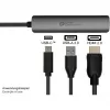 USB Type-C centrmezgls Alcasa HUB-C002A 5000 Mbit/s HDMI USB 3.0