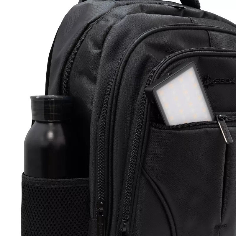 Mugursoma SBOX Valencia 18 Melns – 18 L ietilpība, melna
