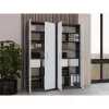 OLIV 2D CLOSED SHELVING UNIT, ANTHRACITE/Balts SET