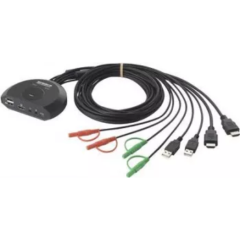 SP-KVM-210 KVM-konsole HDMI tastatūra 4096 x 2160 pikseļi (SP-10105820)