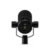 Studijas mikrofons RØDE PodMic USB — kardioīds XLR/USB, 24 bitu/48 kHz, USB-C, austiņu izeja, rotējoša skaļuma poga, melns