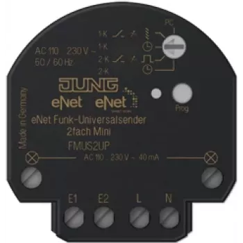 JUNG FM US 2 UP Smart-Home-Sender Bezvadu pie sienas montējams RF Bezvadu (FMUS2UP)