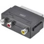SpeaKa Professional RCA / SCART adapteris [3x RCA ligzda - 1x SCART spraudnis] melns (SP-7869904)