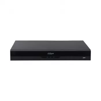 Tīkla videoreģistrators DAHUA NVR4208-8P-EI — 8 kanālu NVR ar 8 PoE pieslēgvietām, 180/256 Mbit/s joslas platums, līdz 16 TB krātuve