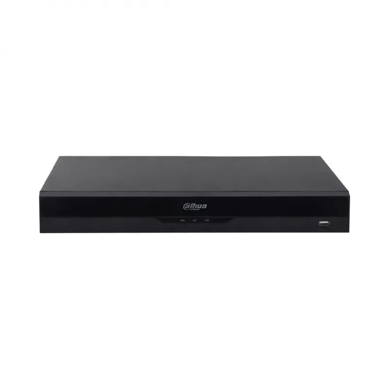 Tīkla videoreģistrators DAHUA NVR4208-8P-EI — 8 kanālu NVR ar 8 PoE pieslēgvietām, 180/256 Mbit/s joslas platums, līdz 16 TB krātuve