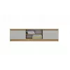 MALWA 140 TV skapis, artisan ozols/kašmira