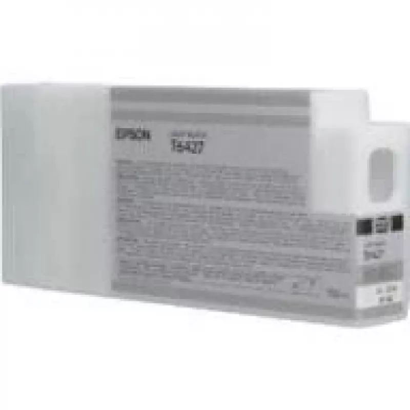 Epson T6427 gaiši melna tintes kasetne (150 ml), standarta ietilpība, gaiši melna, pigmenta tinte, 150 ml, 1 gab.