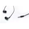Vadu ievietojamās austiņas VAKOSS LT-437EX, binaurālas, 3,5 mm, 1 m kabelis, 32 Ω, 20–20000 Hz, slēgtas, melnas