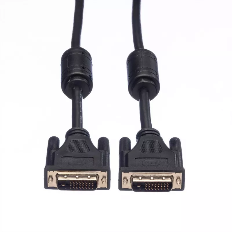 DVI kabelis ROLINE DVI (24+1) Dual Link M/M 7,5 m