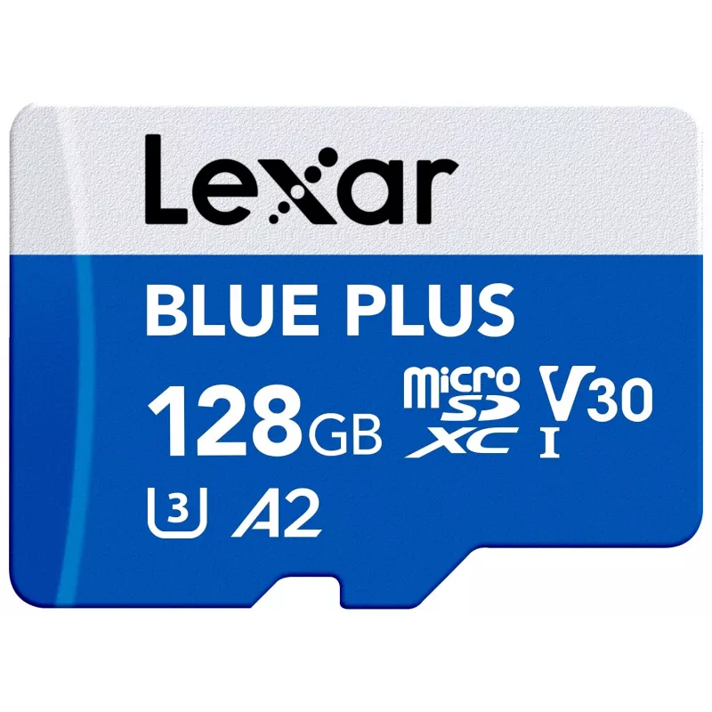 MicroSDXC atmiņas karte Lexar BLUE PLUS 128 GB UHS‑I U3 V30 170 MB/s