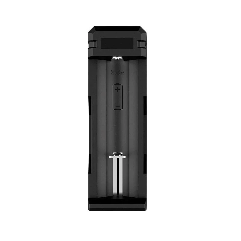 Bateriju lādētājs XTAR SC1 vienas vietas USB‑C Li‑ion 18650 elementiem, 1 nodalījums, melns