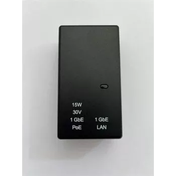 PoE adapter Cambium Networks N000900L001D — Gigabit Ethernet, 30 V PoE, 15 W izeja, 90–264 V maiņstrāvas ieeja