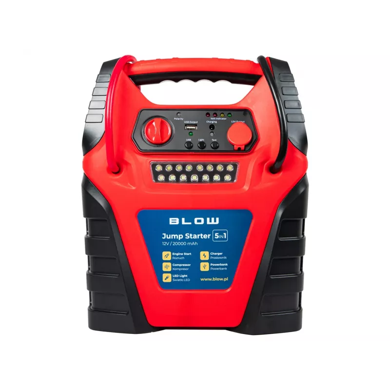 Jump Starter kompresora taisngriezis 5in1