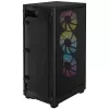 Corsair RGB AIRFLOW PC Case 2000D Melns Mini-ITX barošanas bloks included No SFX