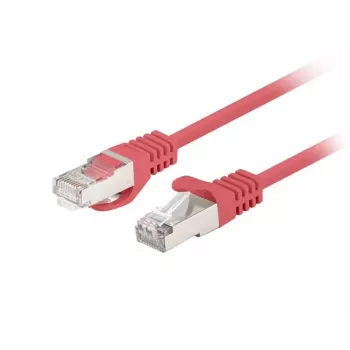 Patchcord Tīkla kabelis LANBERG PCF6-20CC-0100-R RJ45 Cat.6 1M sarkans