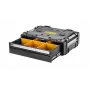 Instrumentu kaste DeWalt DWST08510-1 — alumīnija un plastmasas konstrukcija, melna/dzeltena