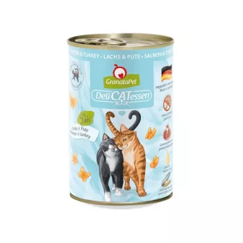 GRANATAPET DeliCATessen lasis un tītars - mitrā kaķu barība - 400g