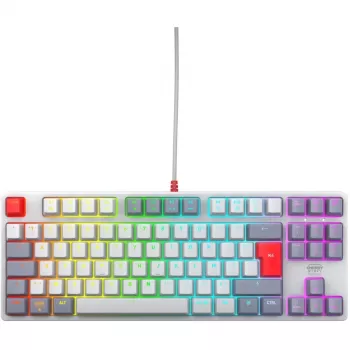 CHERRY K4V2 RGB Tenkeyless mehāniskā spēļu tastatūra franču 68 taustiņi vadu