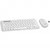 Logitech Pebble 2 Combo komplekts, balts, bezvadu, vācu, 920-012204
