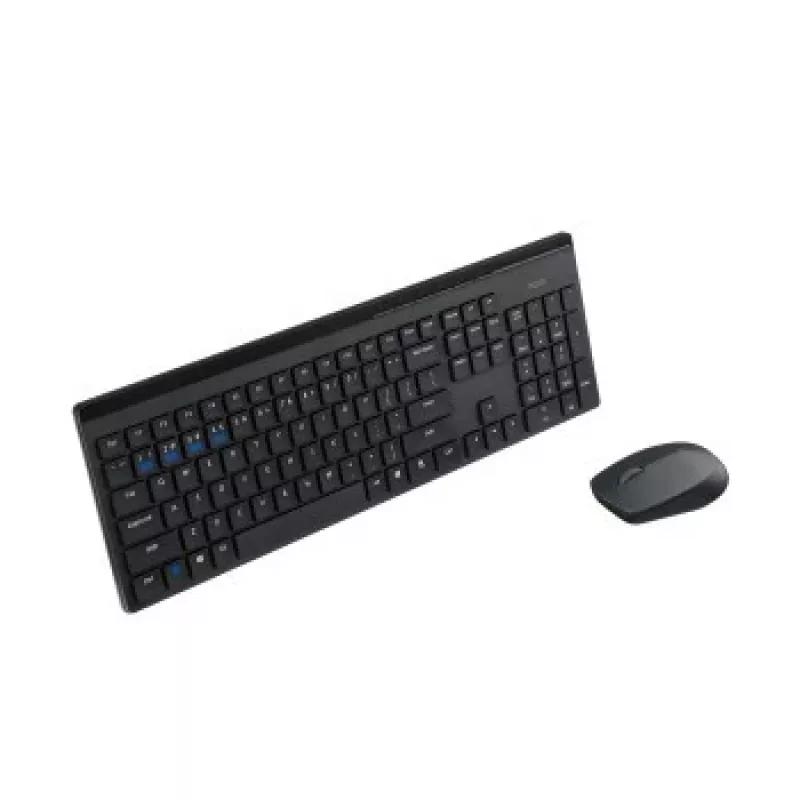 Rapoo 8110M bezvadu daudzrežīmu tastatūras un peles komplekts, melns