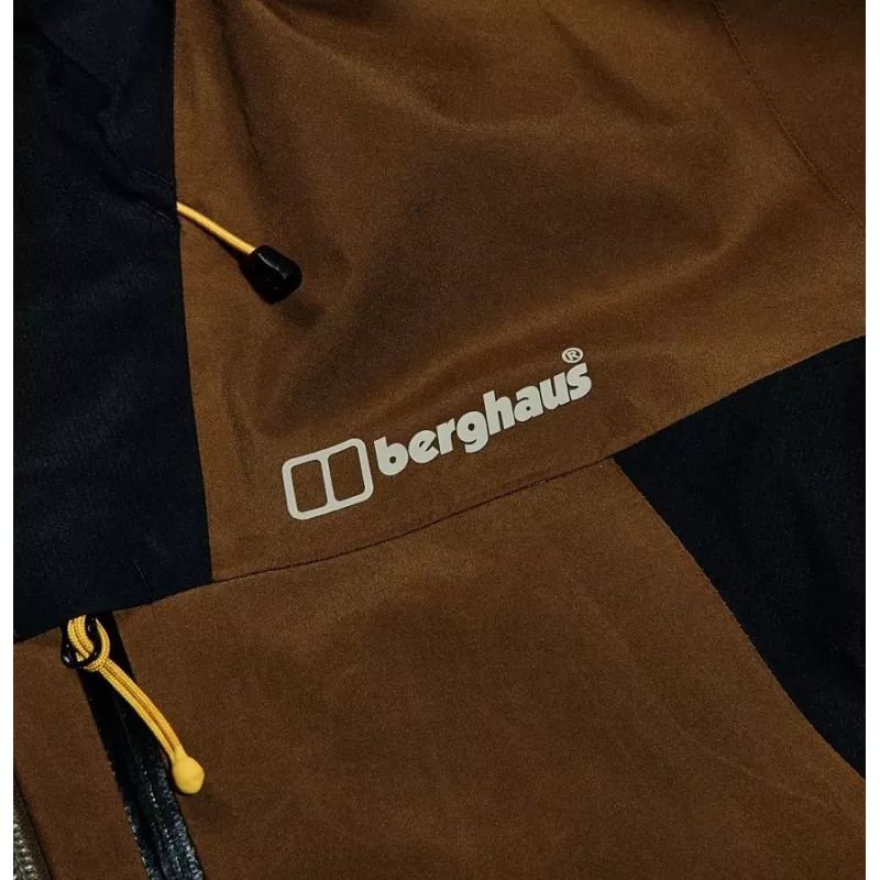Vīriešu Berghaus jaka ar kapuci, hibrīds, M izmērs, brūna